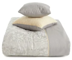 Broyhill Samille Gray & Mustard 8-Piece Comforter Set -Home Furnishings Store 810459636 1