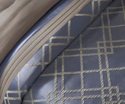 Broyhill Corinth Denim Geo 8-Piece Comforter Set -Home Furnishings Store 810459761 11