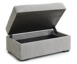 Parkdale Silver Storage Ottoman -Home Furnishings Store 810465150 4