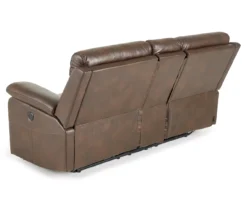 Wellsley Leather Power Reclining Console Loveseat -Home Furnishings Store 810469259 6