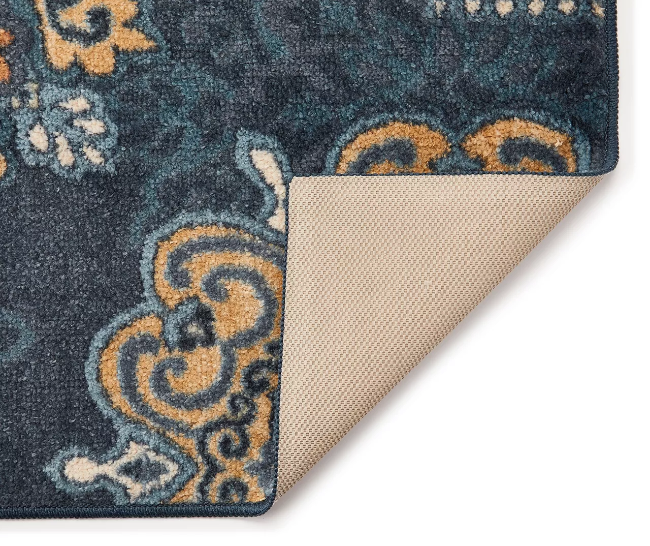 Broyhill Blue Ornamental Area Rug 3 Broyhill Blue Ornamental Area Rug - Image 3