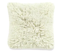 Harper Shag Ivory Throw Pillow