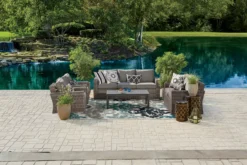 Broyhill Eastlake Teal & Gray Damask Outdoor Area Rug 8 Broyhill Eastlake Teal & Gray Damask Outdoor Area Rug -Home Furnishings Store 810497109 1 1
