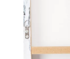 Blue Abstract Stretched Canvas -Home Furnishings Store 810498390 3