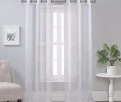 Broyhill Geo Sheer Grommet Curtain Panel Pair -Home Furnishings Store 810507477
