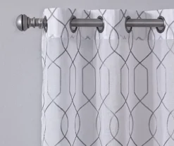 Broyhill Geo Sheer Grommet Curtain Panel Pair -Home Furnishings Store 810507478 3