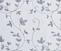 Broyhill Cassandra Floral Sheer Grommet Curtain Panel Pair -Home Furnishings Store 810507479 2