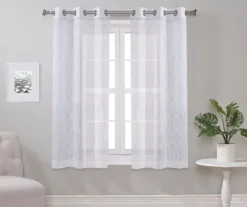 Broyhill Geo Sheer Grommet Curtain Panel Pair -Home Furnishings Store 810507512