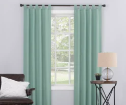 Broyhill Durham Semi-Sheer Textured Tab Top Curtain Panel -Home Furnishings Store 810511388 3