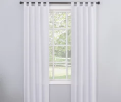 Broyhill Durham Semi-Sheer Textured Tab Top Curtain Panel -Home Furnishings Store 810511392 0