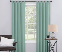 Broyhill Durham Semi-Sheer Textured Tab Top Curtain Panel -Home Furnishings Store 810511393 3