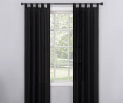 Broyhill Durham Semi-Sheer Textured Tab Top Curtain Panel -Home Furnishings Store 810511394 0
