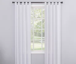 Broyhill Durham Semi-Sheer Textured Tab Top Curtain Panel -Home Furnishings Store 810511397 0