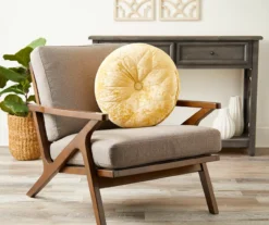 Jolie Yellow Round Throw Pillow -Home Furnishings Store 810520940 2