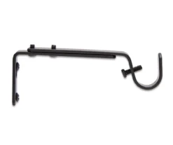 Legacy Black Adjustable Curtain Rod Brackets, 2-Pack -Home Furnishings Store 810524279 4