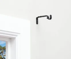 Legacy Black Adjustable Curtain Rod Brackets, 2-Pack -Home Furnishings Store 810524279 6
