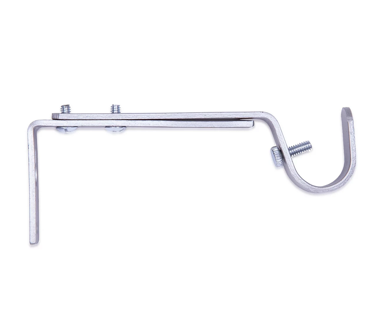 Legacy Satin Nickel Adjustable Curtain Rod Brackets, 2-Pack 2 Legacy Satin Nickel Adjustable Curtain Rod Brackets, 2-Pack - Image 2