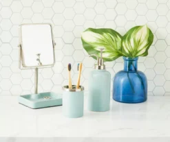 Slate Blue Glaze Lotion Pump 5 Slate Blue Glaze Lotion Pump -Home Furnishings Store 810530728 810530727 810530726 2 2