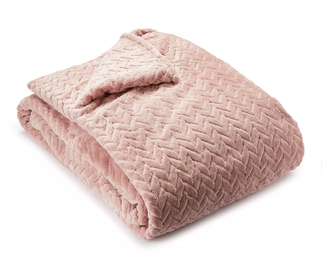 Sepia Rose Zigzag-Embossed Velvet King Blanket 2 Sepia Rose Zigzag-Embossed Velvet King Blanket - Image 2