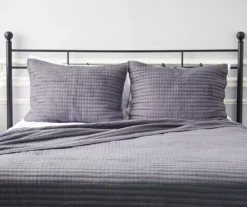 Pebbled 3-Piece Quilt Set 22 Pebbled 3-Piece Quilt Set -Home Furnishings Store 810531514