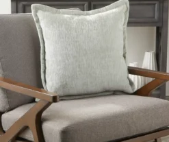 Bristol Sage Textured Chenille Oversize Throw Pillow -Home Furnishings Store 810539908 2