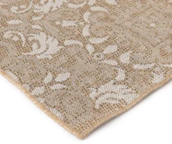 Broyhill Sandpointe Tan & Ecru Damask Outdoor Area Rug -Home Furnishings Store 810546500 810546501 810546502 3 1