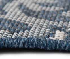 Broyhill Sandpointe Cobalt & Ecru Damask Outdoor Area Rug -Home Furnishings Store 810546507 810546506 810546505 810546504 810546503 6