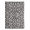 Broyhill Sandpointe Granite & Ecru Damask Outdoor Area Rug