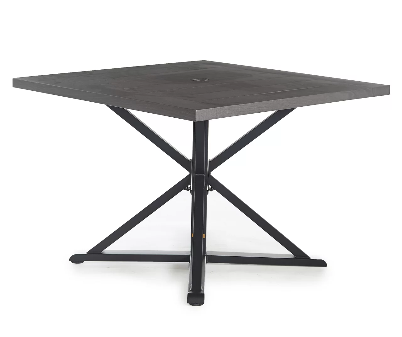 Broyhill Autumn Cove Wood Look Square Steel Patio Dining Table 3 Broyhill Autumn Cove Wood Look Square Steel Patio Dining Table - Image 3