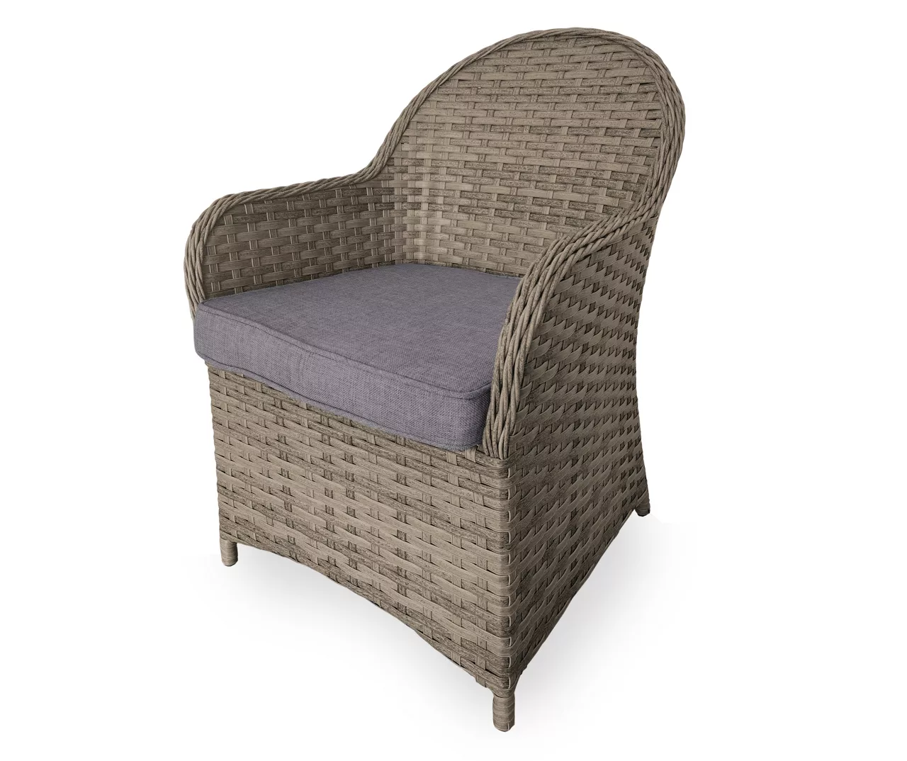 Broyhill Autumn Cove All-Weather Wicker Cushioned Patio Captain's Dining Chair 2 Broyhill Autumn Cove All-Weather Wicker Cushioned Patio Captain's Dining Chair - Image 2