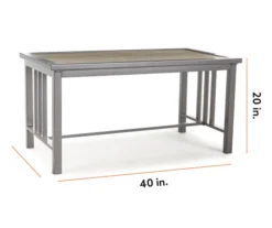Eagle Brooke Wood Look Patio Coffee Table -Home Furnishings Store 810555217 99 2