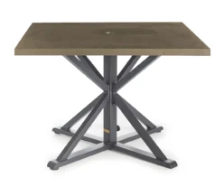 Broyhill Autumn Cove Wood Look Square Steel Patio Dining Table 16 Broyhill Autumn Cove Wood Look Square Steel Patio Dining Table -Home Furnishings Store 810557039 4