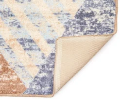 Broyhill Blue & Brown Modern Angles Accent Rug -Home Furnishings Store 810557653 810557655 1