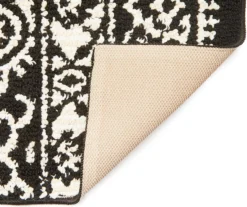 Broyhill Black & White Ornate Fascination Accent Rug -Home Furnishings Store 810557658 810557660 1