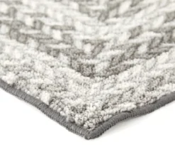Broyhill Gray Braided Print Accent Rug 30 Broyhill Gray Braided Print Accent Rug -Home Furnishings Store 810557665 1