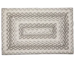 Broyhill Gray Braided Print Accent Rug 22 Broyhill Gray Braided Print Accent Rug -Home Furnishings Store 810557666