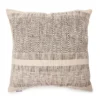 Hawthorne Black & White Geometric Square Throw Pillow
