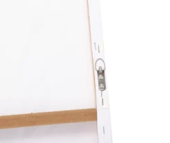 White & Green Embellished Cattail Wrapped Canvas -Home Furnishings Store 810567733 810567732 2