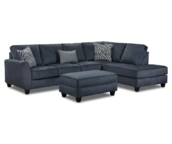 Dancaster Navy Storage Ottoman -Home Furnishings Store 810569828 810569829 810569830 1