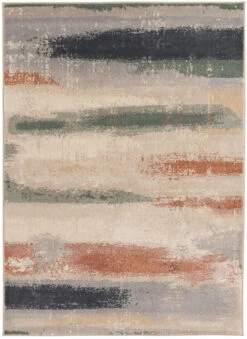 Hadlee Sand, Coral & Green Abstract Area Rug, (6' X 9') 13 Hadlee Sand, Coral & Green Abstract Area Rug, (6' X 9') -Home Furnishings Store 810586496