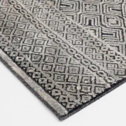Colin Dark Blue & Whitecap Geometric Area Rug, (5' X 7') 8 Colin Dark Blue & Whitecap Geometric Area Rug, (5' X 7') -Home Furnishings Store 810586497 810586493 810586501 3