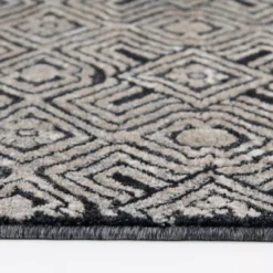 Colin Dark Blue & Whitecap Geometric Area Rug, (8' X 10') -Home Furnishings Store 810586497 810586493 810586501 4 1