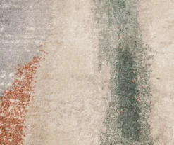 Hadlee Sand, Coral & Green Abstract Area Rug, (6' X 9') 12 Hadlee Sand, Coral & Green Abstract Area Rug, (6' X 9') -Home Furnishings Store 810586500 810586496 810586492 6 1