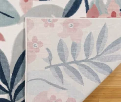 Broyhill Nauru Blue & Pink Floral Outdoor Area Rug -Home Furnishings Store 810586608 810586609 810586610 A2 1 1