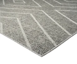Jani Lagos Gray Geometric Outdoor Area Rug, (5' X 7') -Home Furnishings Store 810586754 810586755 810586756 A0 4 1