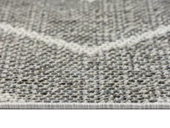 Jani Lagos Gray Geometric Outdoor Area Rug, (5' X 7') -Home Furnishings Store 810586754 810586755 810586756 A0 6 1