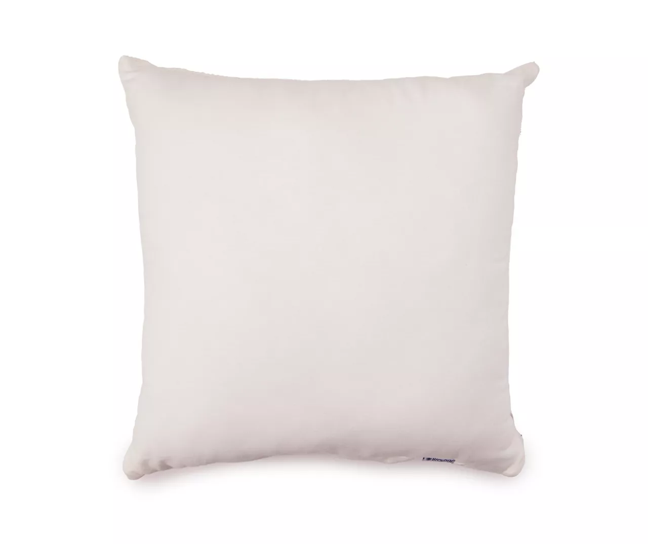 White & Tan Woven Dot Stripe Throw Pillow 2 White & Tan Woven Dot Stripe Throw Pillow - Image 2