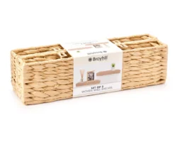 Natural Brown Woven Wall Shelf, 2-Pack -Home Furnishings Store 810602435 A0 1