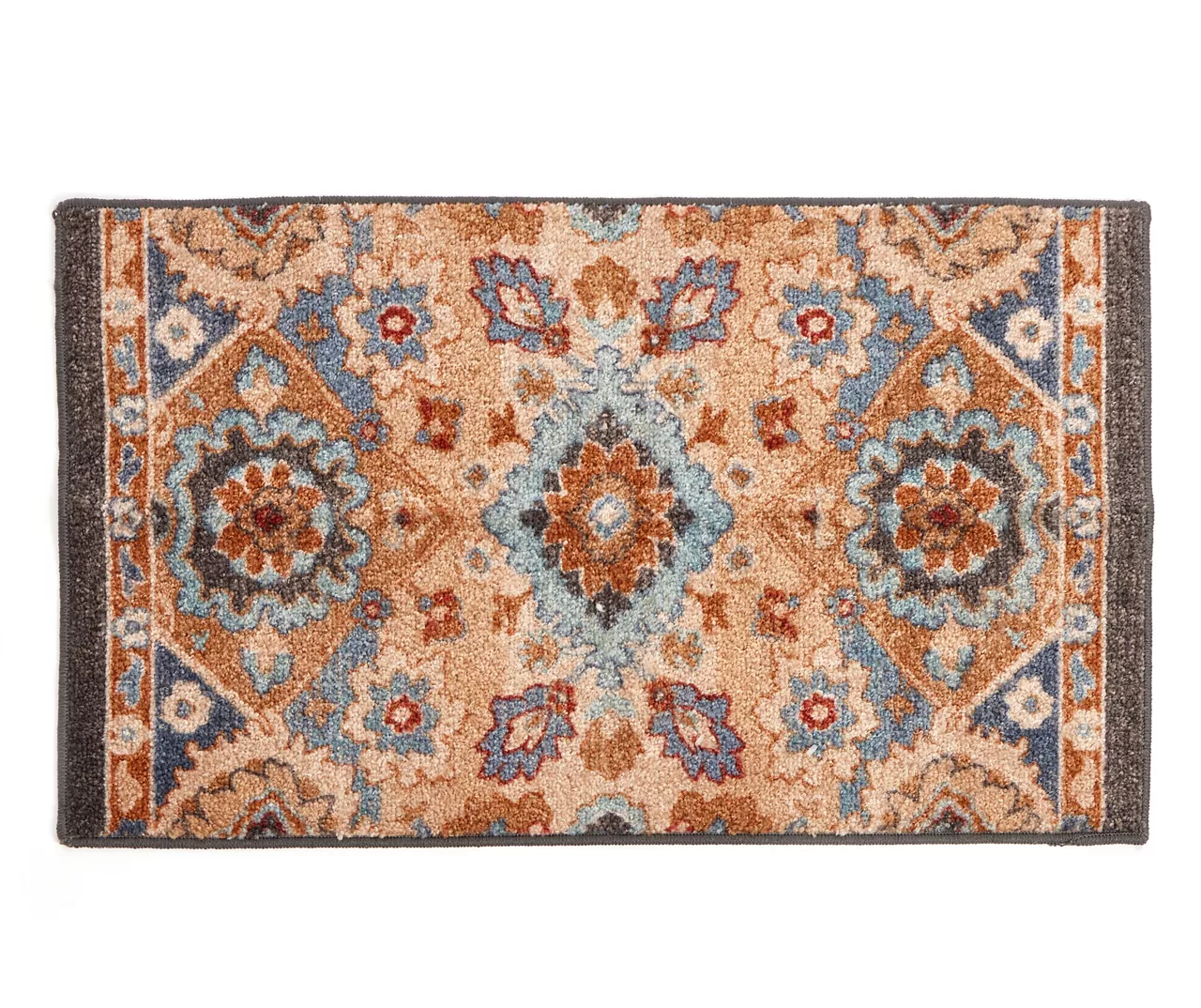 Broyhill Blue & Tan Traditional Floral Accent Rug 1 Broyhill Blue & Tan Traditional Floral Accent Rug