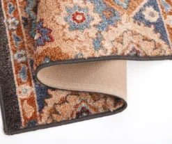 Broyhill Blue & Tan Traditional Floral Accent Rug 10 Broyhill Blue & Tan Traditional Floral Accent Rug -Home Furnishings Store 810602620 810602619 A8 1